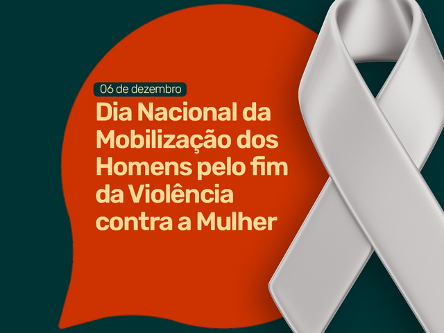 Capa do post Dia Nacional da Mobilização dos Homens pelo fim da Violência contra a Mulher